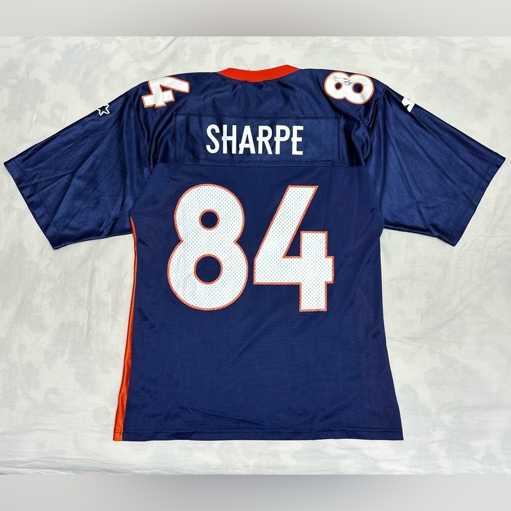 90s Starter Shannon Sharpe Broncos Jersey - Picture 2 of 4